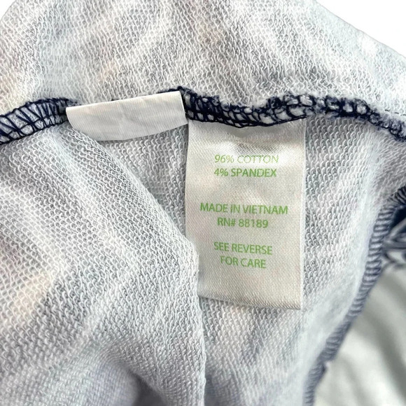 Lilly Pulitzer Leona Terry Zip‎ Up Jacket Navy Blue Oh Cabana Boy Print Size XS - Picture 7 of 9